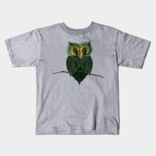 leaf owl Kids T-Shirt